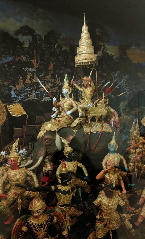 A battle scene from the "Ramayana" epic, MOCA ,Museum of Contemporary Art