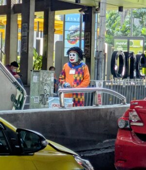 Sad clown